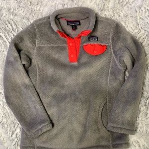 Patagonia Girls' Re-Tool Snap-T Fleece Pullover